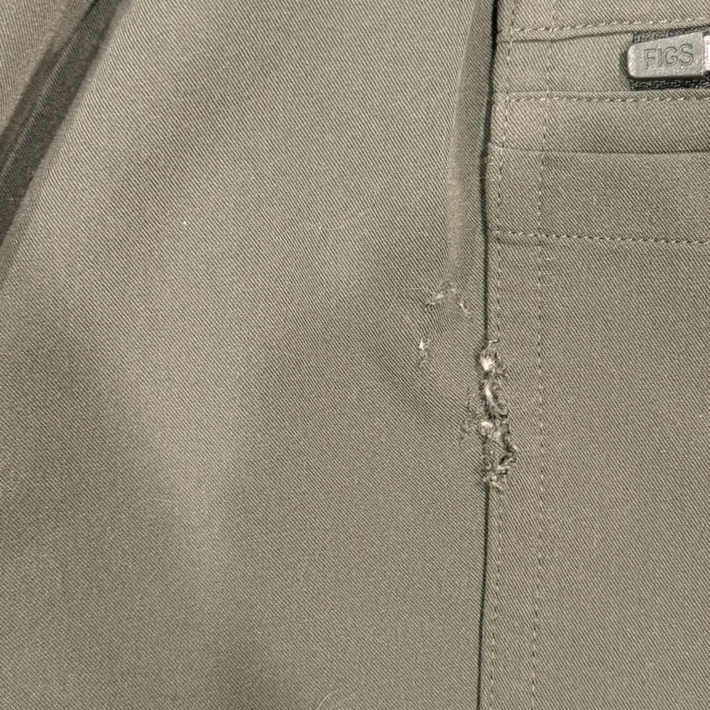Figs Sage Green Elastic Waist scrub Pants